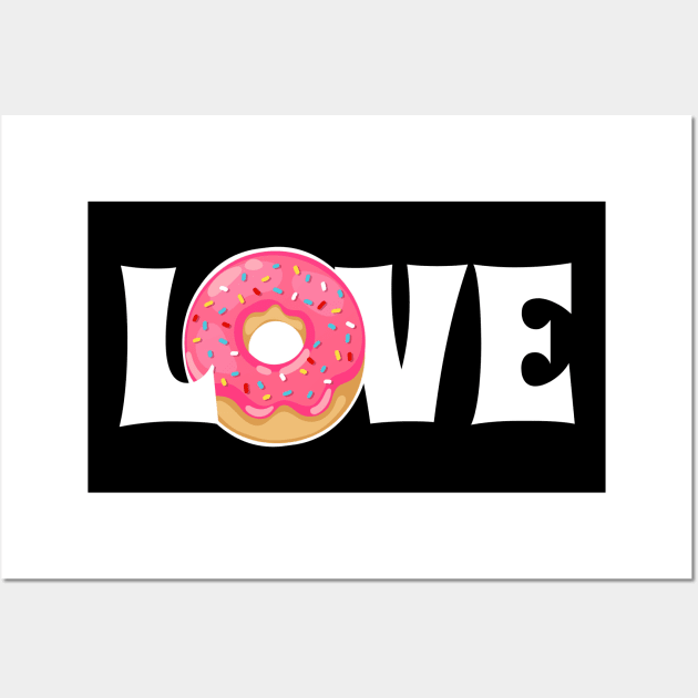 Donut Love Wall Art by kikarose